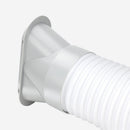 130mm Plastic Interface Tube Flat Nozzle for A/C Channel Adapter Part