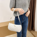 Women Solid Color Shoulder Bag Female Travel Small Zipper Phone Clutch Bags