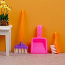 9pcs/Kit Kid Baby role-Play House Pretend Cleaning Bucket Dustpan Brush To hot.
