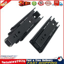2pcs 6 inch Cabinet Drawer Slide Three-Section Duffer Damping Mute Track Newly