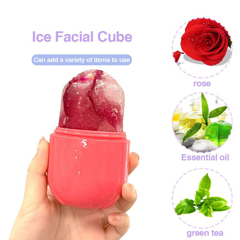 Facial Lifting Roller Mold Ice Cube Trays Face Massager Remove Fine Lines Acne