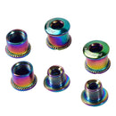 4pcs Bicycle Chain Wheel Crew MTB Bike Dental Plate Crank Bolts Crankset