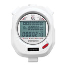 Digital Stopwatch Chronograph Sports Timer Stop Watch (White/ 100 Tracks) Newly