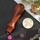 Handmade Wax Sealing Stamp Fire Painting Wedding Patterns for Stamping Envelope
