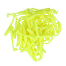 50pcs 50mm/2g Soft Lures Artificial Loach Fishing Bait Swimbait Worm Tackle
