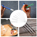 #A 10pcs Straw Cleaning Brush Reusable Stainless Steel Drinking Straw Cleaners