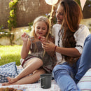 Camping Cup & Foldable Handle Stainless Steel Designed for Outdoor (Black) Newly