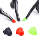 RISK 2pcs Bike Brake Shift Lever Cover Bicycle Protective Sleeve (Black)
