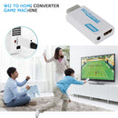 WII to HDMI-compatible Converter Full HD 1080P Wii 2 Adapter 3.5mm (White) Newly