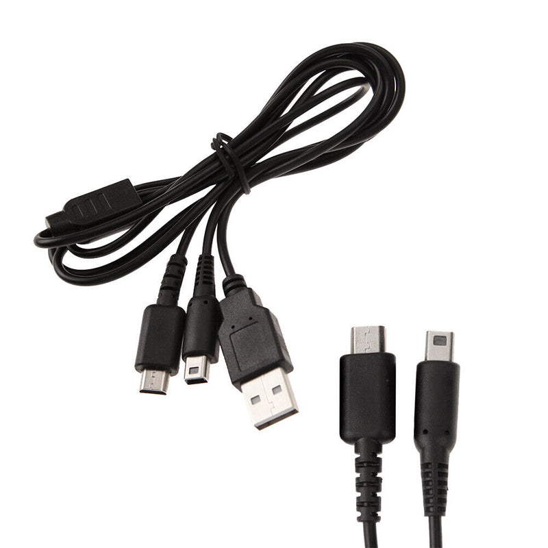 1.2m USB Data Charging Cable Charger Wire Cord for Nintendo NDSI 3DS NDSL