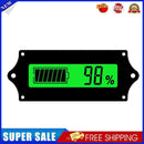 2pcs Battery Indicator LCD Display Batteries Capacity Monitor (Green)