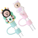 Proof Straw Tips Cover Drinking Dust Cap Silicone Straw Plug Cup Accessories