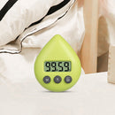 Water Drop Electronic Countdown LCD Digital Timer Alarm Clock (Retro Green)