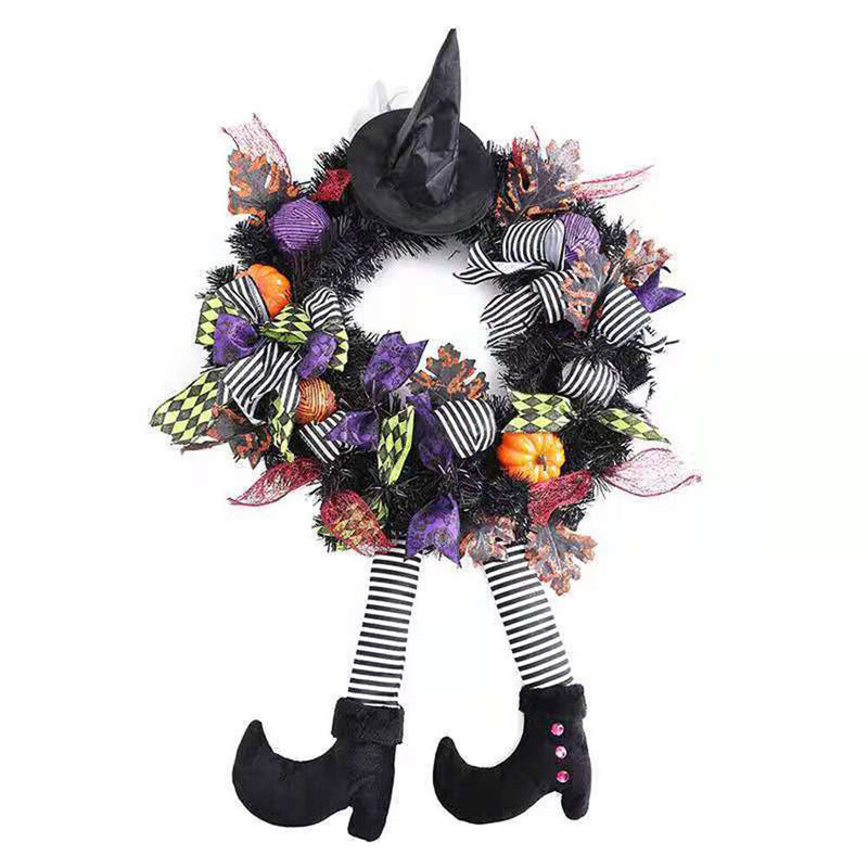 35cm Halloween Hanging Wreath Sturdy Hanging Wreath for Home Holiday Party