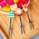 Cake Dessert Fork with Holder Lightweight Safe Salad Food Dinnerware Accessories
