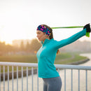 Women Fitness Elastic Wide Headband Breathable Fashion Yoga Hair Band (1) Newly
