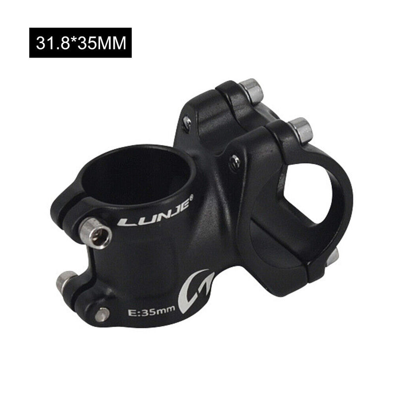 Aluminum Alloy MTB Stem Short Stem for Mountain Bike (Black 31.8mm 35mm) Newly