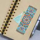 2pcs 5D DIY Special Shaped Rhinestone Bookmarks Embroidery Mandala Page Marker