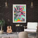 Apricot Flower Oil Painting By Numbers Canvas Coloring Picture Set No Frame