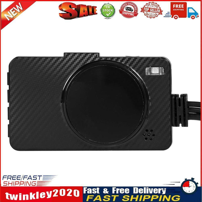 SE300 Motorcycle DVR Front+Rear View Motorcycle Dash Cam Video Recorder Newly