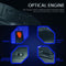USB Wireless Mouse 1600DPI Adjustable Receiver 2.4GHz Mice for PC (Blue)