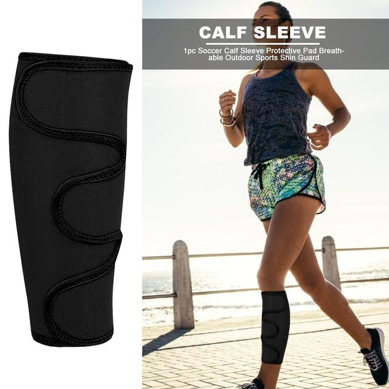 1pc Breathable Sport Running Shin Guards Football Calf Sleeve Leg Protective Pad