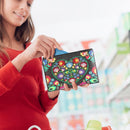 DIY Love Flower Special Shape Diamond Painting Lady Wristlet Purse Zipper Clutch