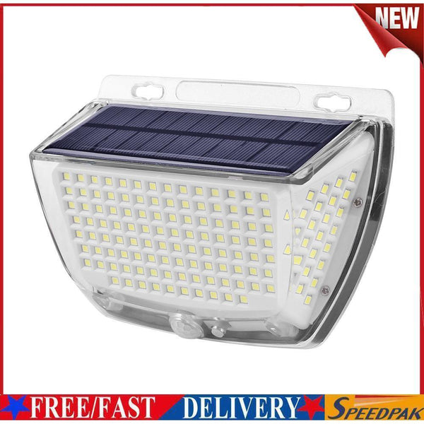 160LED Solar Wall Lamp Waterproof Motion Sensor Outdoor Yard Decor Light #F