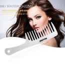 Large Wide Tooth Comb of Straight Handle Massage Comb Suitable for Salon Home