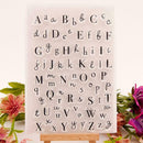 Letter Alphabet Cookie Cutter Embosser Stamp Sticky Tools Decorating G3F9