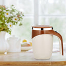 Electric Stirring Coffee Mug Automatic Steel Mixer Milk Whisk Cup (Coffee) Newly