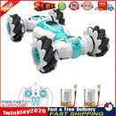 4WD Watch Gesture Sensor 2.4GHz RC Stunt Car Toys with 2 Battery (Green) Newly