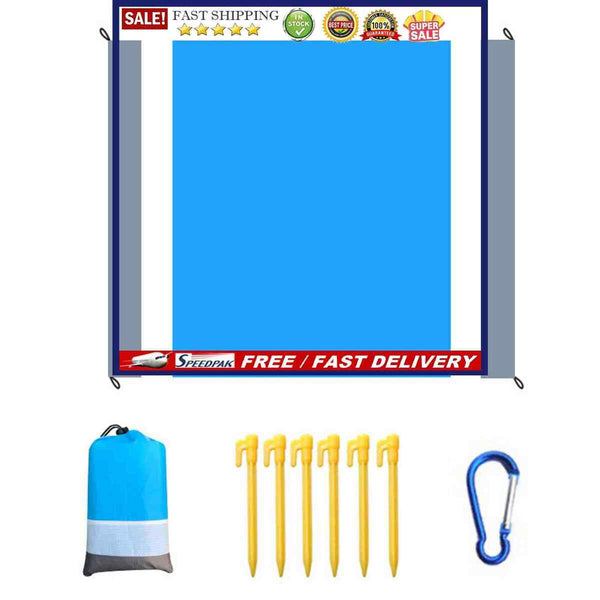 Beach Blanket Extra Large Sandproof Waterproof Picnic Mat 4-7Persons Family