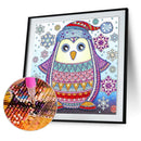 5D DIY Penguin Rhinestone Drawing Part Special Shaped Drill Diamond Painting