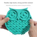 Dog Feeding Lick Mat Cat Feeder Licking Pad Slow Food Feeder Bowls (Blue) Newly