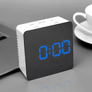 LED Alarm Clock Multifunction Digital LED Mirror Alarm Clock with Temperature Snooze