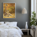 Handpainted DIY Giraffe Mother Child Oil Paint by Numbers Picture Craft Gift Kit