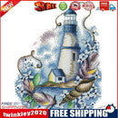 Cross Stitch Kit DIY Blue Lighthouse 14CT Stamped Needlework 22X29cm (F965)