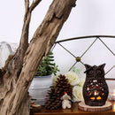 Ornament Plate Candlestick Wrought Iron Craft Candelabra Owl Candle Holder