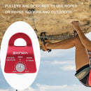 20kn Outdoor Rock Climbing Pulley Mountaineering Hiking Lifting Rope Accessories
