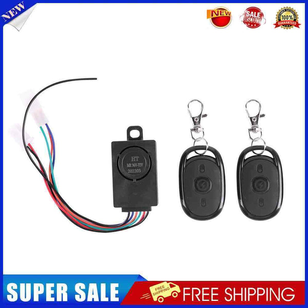 125dB E-bike Alarm Scooter Security Anti Lost Remote Control Alert (A)