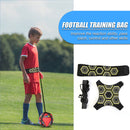 Kids Football Trainer Belt Soccer Kick Throw Practice Training Aid (Yellow)