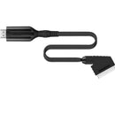 Portable HDMI-compatible To Scart Converter Video Audio Adapter For HD TV DVD