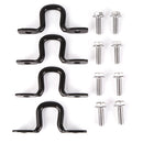 4pcs Pickup Truck Bed Steel Tie Down Anchors Bolt-on Hooks with Bolts Universal
