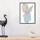 Release Partial Cross Stitch 11CT Cotton Thread Printed Embroidery Kits Decor