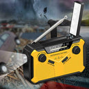 Emergency Solar Portable Hand Crank Weather Radio Power Charger Flash Bank F7K1