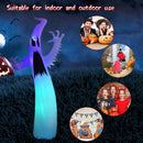 #A Halloween Inflatable Creepy Ghost 12ft Ghost with Led Lights Yard Garden Deco