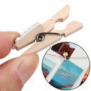 Decoration 10 Pcs/Set Craft Decoration Photo Clip Wooden Clip With Hemp Rope