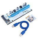 PCI-E Riser 1X to 16X USB3.0 Graphics Extension Cable PCI-E Extended Mining Line