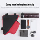 1.2L Triangle Cycling Bicycle Bags MTB Bike Front Tube Frame Pouch (Red)